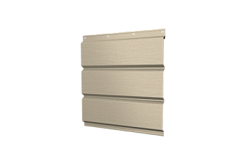 Софит металлический Классик Grand Line без перфорации 0,45 Print Elite с пленкой Milky Wood TwinColor