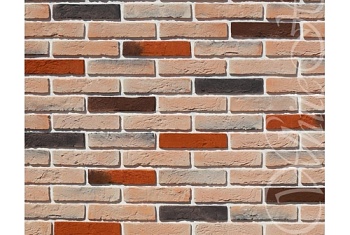 Рядовая плитка White Hills Design Бергамо брик 371-50 с расшивкой 1,2 см