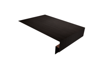 Планка околооконная сложная 250х50х18 (j-фаска) Grand Line 0,45 Print Elite Coffee Wood TwinColor (3м)