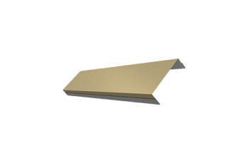 Ламель обратная 100 забора жалюзи Texas Grand Line 0,45 PE RAL 1014 слоновая кость
