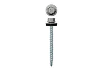 Саморез кровельный Daxmer 4,8х50 (150шт) сверло №1 RAL 7035