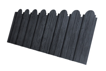 Профнастил C10A фигурный Grand Line 0,45 Print Premium Grey Wood TwinColor