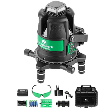 Лазерный уровень ADA ULTRALINER 360 4V Green А00540