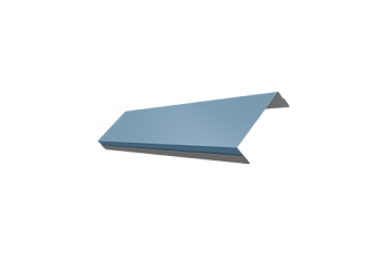 Ламель обратная 100 забора жалюзи Texas Grand Line 0,45 Drap TX RAL 5024 пастельно-синий