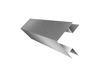 Угол внешний сложный 75х75 Grand Line 0,5 Satin с пленкой RAL 7004 сигнальный серый (3м)