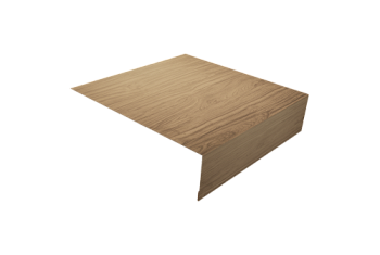 Планка околооконная простая 200х50 Grand Line 0,45 Print Elite Honey Wood TwinColor (3м)