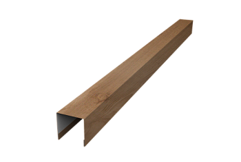 Планка вертикальная лицевая для забора жалюзи Palermo Grand Line 0,45 Print Premium Pine Wood Fresh (1,8м)