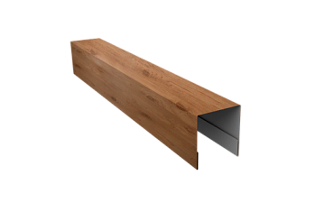 Планка боковая для забора из сайдинга Блок-хаус new Grand Line 0,45 Print Premium Pine Wood Fresh (3м)