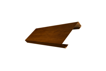Ламель лицевая 100 забора жалюзи Texas Grand Line 0,45 Print Premium Golden Wood Intense FTC
