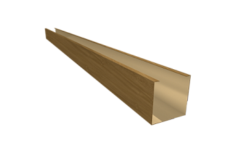 Кубообразная рейка GL Ш50/В50 Honey Wood Zn 0,45 L=3м