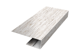 J-Профиль 12мм Grand Line 0,45 Print Elite Snow Wood TwinColor (3м)
