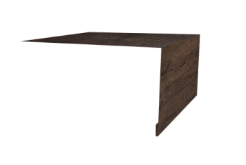 Планка околооконная простая 250х50 Grand Line 0,45 Print Elite Antique Wood TwinColor (2м)