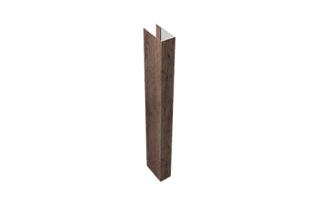 Стойка для забора жалюзи Texas (для калиток и ворот) Grand Line 0,45 Print Premium Almond Wood Fresh (3м)