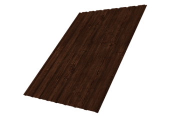 Профнастил С10B Grand Line 0,45 Print Elite с пленкой Cherry Wood TwinColor