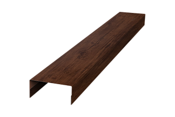 Крышка 30х15 для забора жалюзи Texas Grand Line 0,45 Print Premium Cherry Wood Fresh TwinColor (3м)
