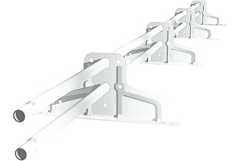 Снегозадержатель Стандарт Т4 d 25 RAL 9003 (3м)
