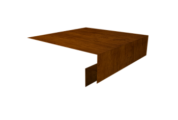 Планка околооконная сложная Блок-Хаус new 200х50х27 Grand Line 0,45 Print-Double Premium Golden Wood Intense F (3м)