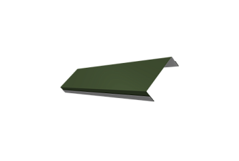 Ламель обратная 100 забора жалюзи Texas Grand Line 0,5 Satin Matt TX RAL 6020 хромовая зелень