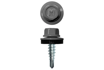 Саморез по металлу Daxmer 4,8х19 RAL 7004 (250) сверло №2