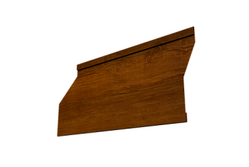 Ламель забора жалюзи Milan Slim Grand Line 0,45 Print-Double Premium Golden Wood Intense F