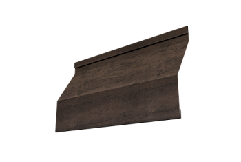 Ламель забора жалюзи Milan Slim Grand Line 0,45 Print-Double Premium Antique Wood