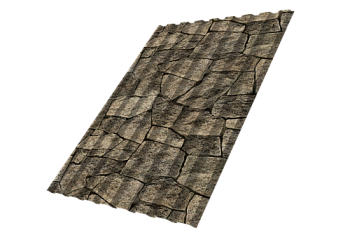 Профнастил С20A Grand Line 0,45 Print Elite King Stone TwinColor
