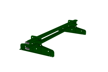 Снегозадержатель Стандарт Т4 d 40х20 RAL 6002 (1м)