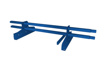 Снегозадержатель трубчатый для фальца Premium 45х25 RAL 5005 (1м) оцинкованное