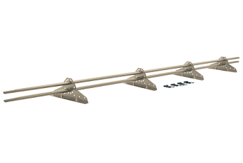 Снегозадержатель трубчатый Grand Line RAL 1015 3м