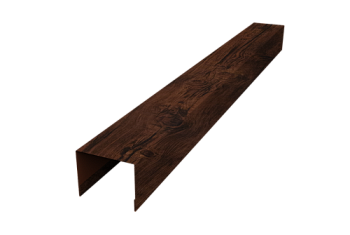 Крышка для забора жалюзи Palermo Grand Line 0,45 Print Elite Cherry Wood TwinColor (3м)