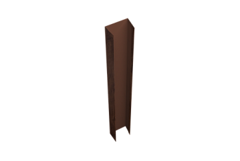 Крепежная планка верхняя для забора жалюзи Texas Grand Line 0,45 Print Premium Cherry Wood Fresh TwinColor (2,5м)