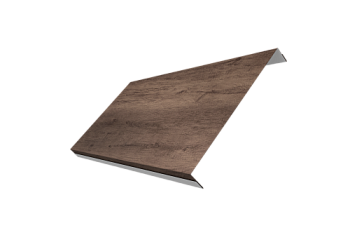 Ламель обратная 200 забора жалюзи Texas Grand Line 0,45 Print Premium Almond Wood Fresh