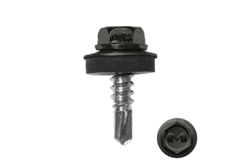 Саморез по металлу Daxmer 5,5х19 RAL 7022 (250) сверло №3