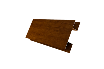 Планка H-образная Экобрус 0,45 Print Premium Golden Wood Intense FTC (3м)
