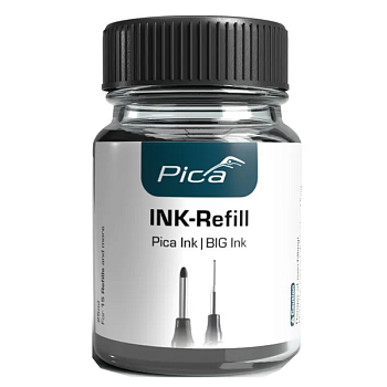 Чернила для маркеров Pica INK Чёрный + 2 стержня