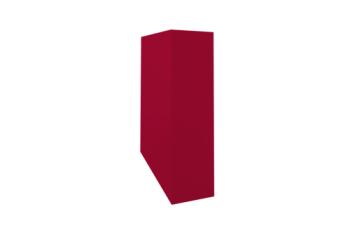 Кожух скатный д1040/ш520/в1-1520/в2-880 0,45 PE с пленкой RAL 3003 рубиново-красный