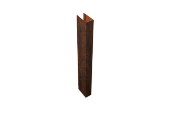 Стойка для забора жалюзи Texas (для калиток и ворот) Grand Line 0,45 Print Premium Cherry Wood Dark FTC (2м)